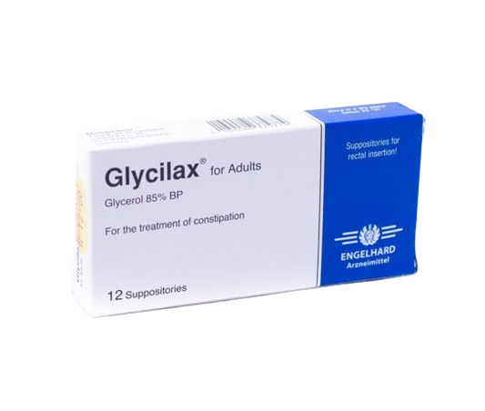 Glycilax Adult Suppositories 12's