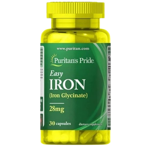 Puritan's Pride Easy Iron 28 mg 30 capsules