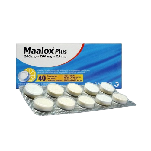 Maalox Plus Tablets 40's