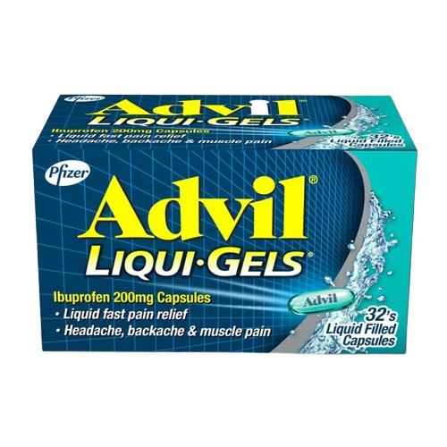 Advil Liqui-Gels 200mg Capsule (Soft Gelatin) 32's