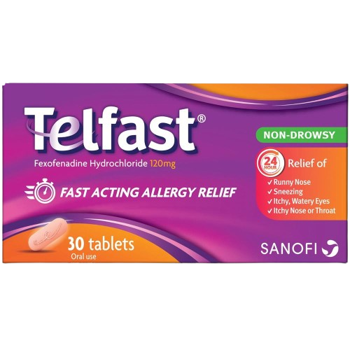 Telfast 120mg Anti-Allergy Tablets