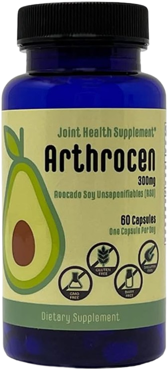 Arthrocen Joint Health Supplement, 300Mg Avocado Soy 60caps