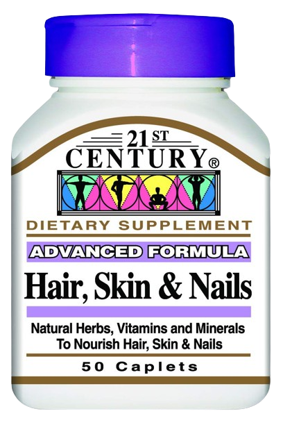 21St Century Vitamins Hair, Skin and Nails Formula Capsules - 50