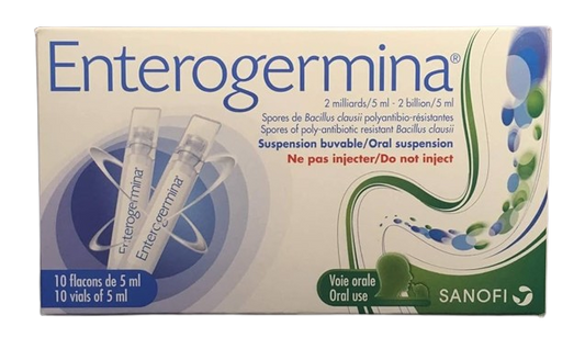 Enterogermina Probiotic Oral Suspension 2 Billion/5ml Vials 10's