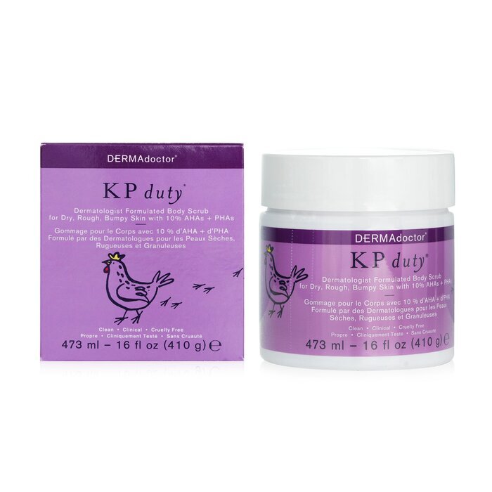 DERMAdoctor KP Duty Dermatologist Formulated Body Scrub 473mL