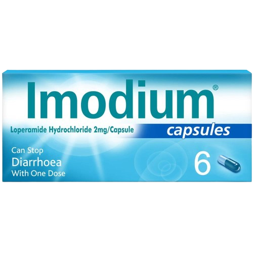Imodium Original 2mg Capsules 6's
