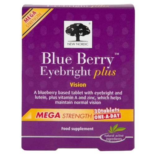 New Nordic BlueBerry Eyebright Plus One-a-Day 30 Tablets