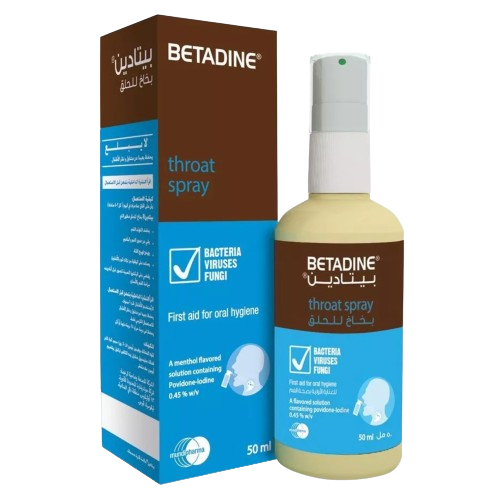 Betadine Throat Spray 0.45% 50ml