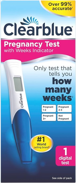CLEARBLUE PREGNANCY TEST WEEKS INDICATORS