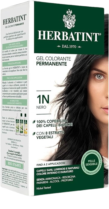 Herbatint Herbal Haircolor Gel 1N Black