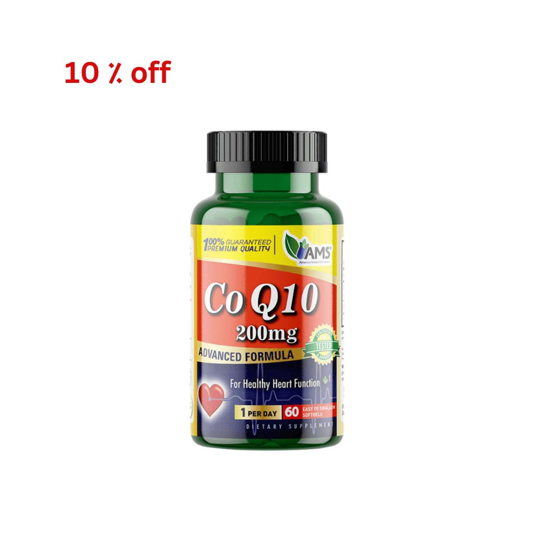 AMS CoQ10 200mg Softgels 60's