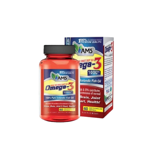 AMS Omega 3 1000mg Softgels 60's