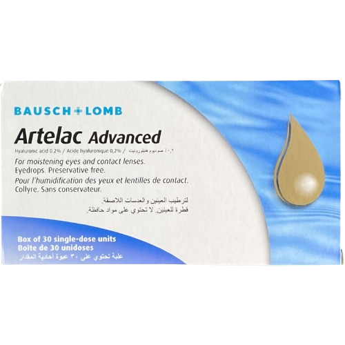 Artelac Advanced Vials 30'S