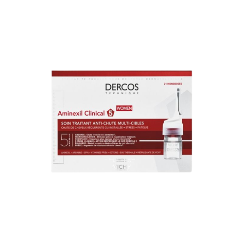 VICHY Dercos Aminexil Clinical 5 Women 21 Monodoses 6mL