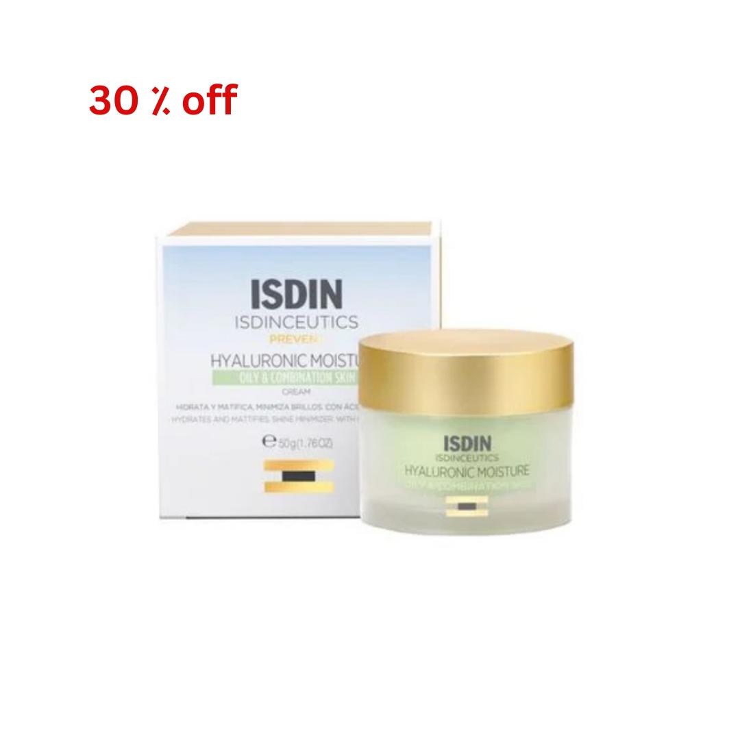 Isdin Hylauronic Moisture Oily & Comb Skin Cream 50Ml