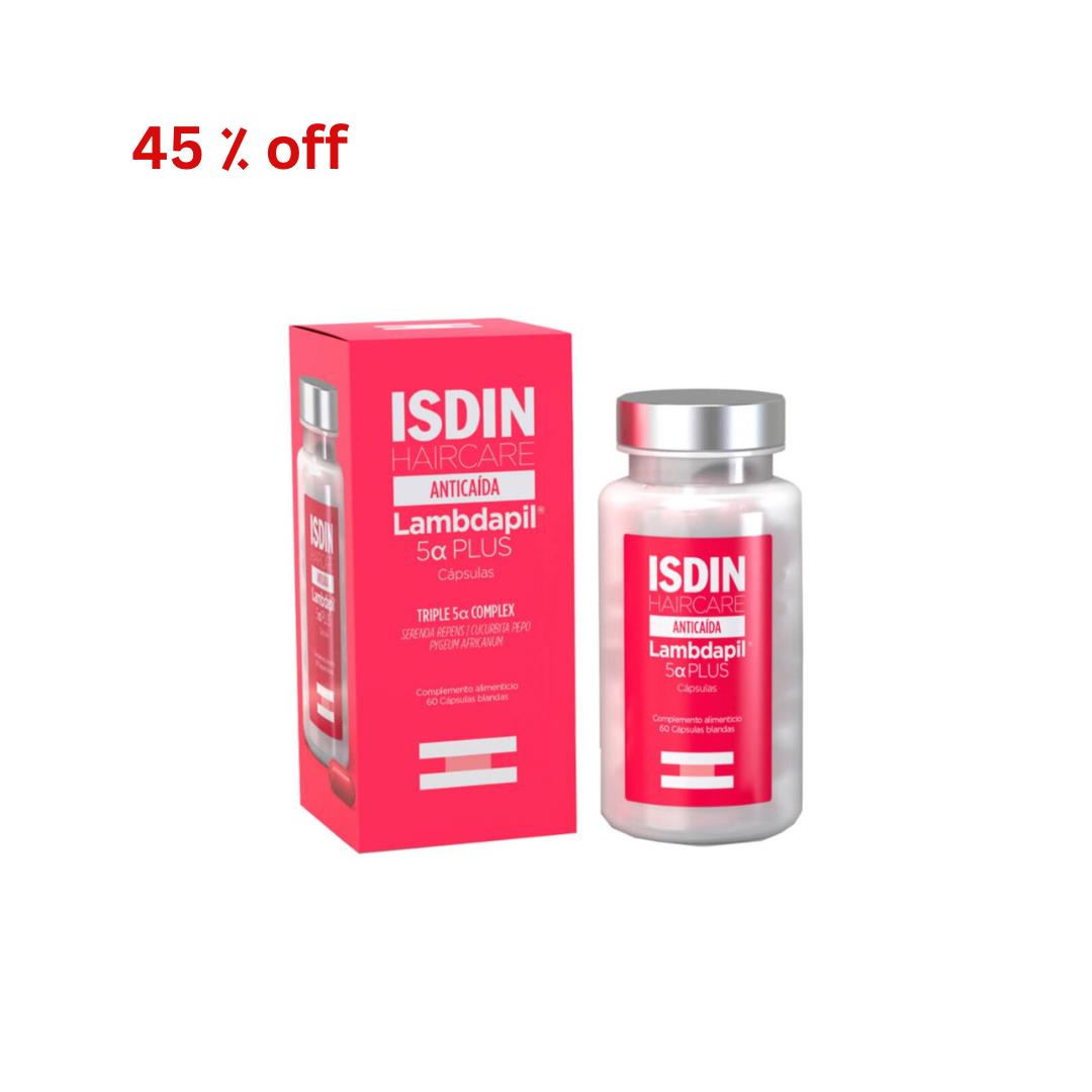 Isdin Lambdapil 5 Alfa Plus anti hair loss Capsules 60'S