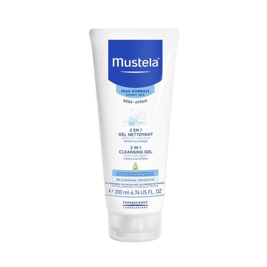 Mustela 2 in 1 Hair and Body Cleansing Gel 200mL