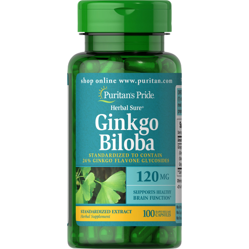 Puritan’s Pride Ginkgo Biloba Standardized Extract 120 mg