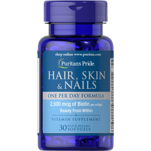 Puritan’s Pride Hair, Skin & Nails One Per Day Formula