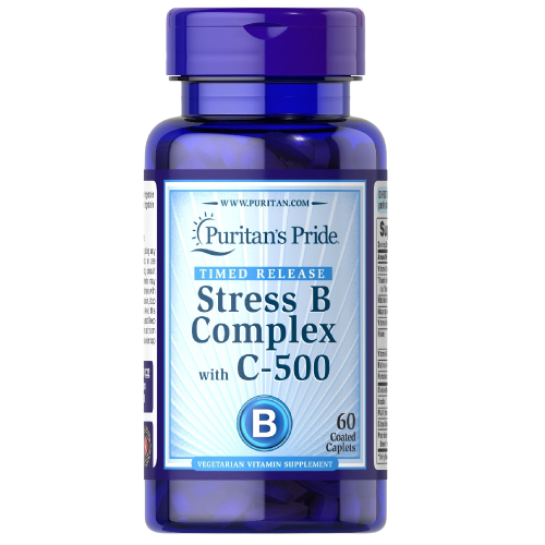 Puritan’s Pride Stress Vitamin B-Complex with Vitamin C-500 Timed Release