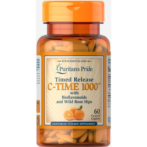 Puritan’s Pride Vitamin C-1000 mg with Rose Hips Timed Release