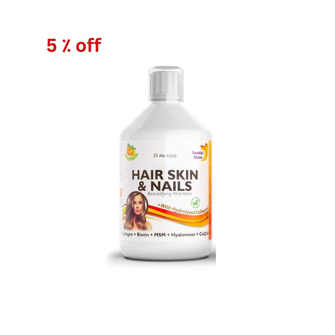SN hair skin and nails collagen with hydrolyzed collagen 500ml