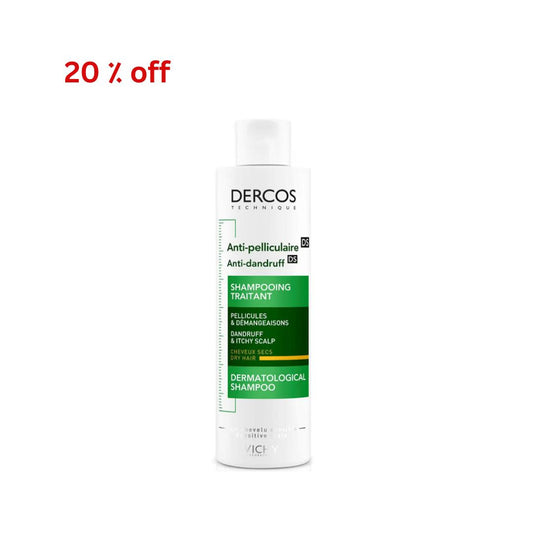 Vichy Dercos Anti-Dandruff Shampoo for Dry Hair 200mL