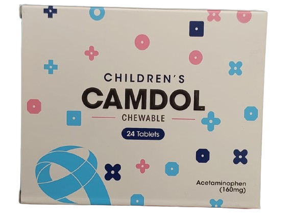 Children's Camdol Paracetamol 160mg Chewable Tablets