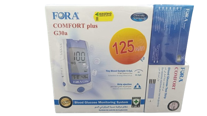 fora comfort plus blood glucose monitoring system