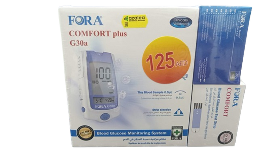 fora comfort plus blood glucose monitoring system