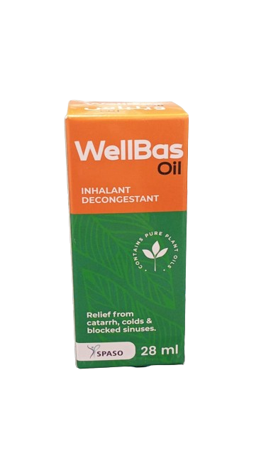 WELLBAS INHALANT DECONGESTANT OIL 28ML