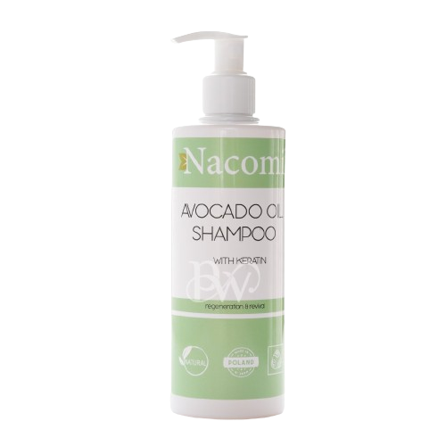 Nacomi Avocado Oil Shampoo With Keratin 250ml