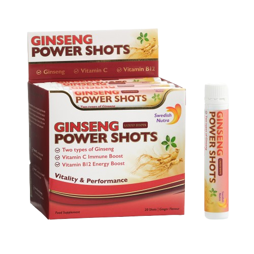 SWEDISH NUTRA GINSENG POWER SHOTS 20S