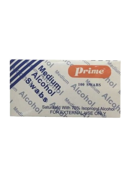 Prime Alchohol Swabs 100s