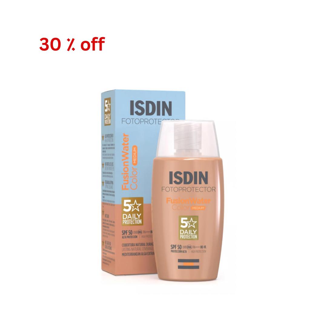 isdin fotoprotector fusion water color medium spf50+ 50ml