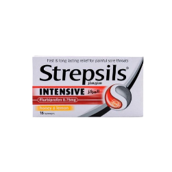 Strepsils Intensive Honey & Lemon Lozenges 16's